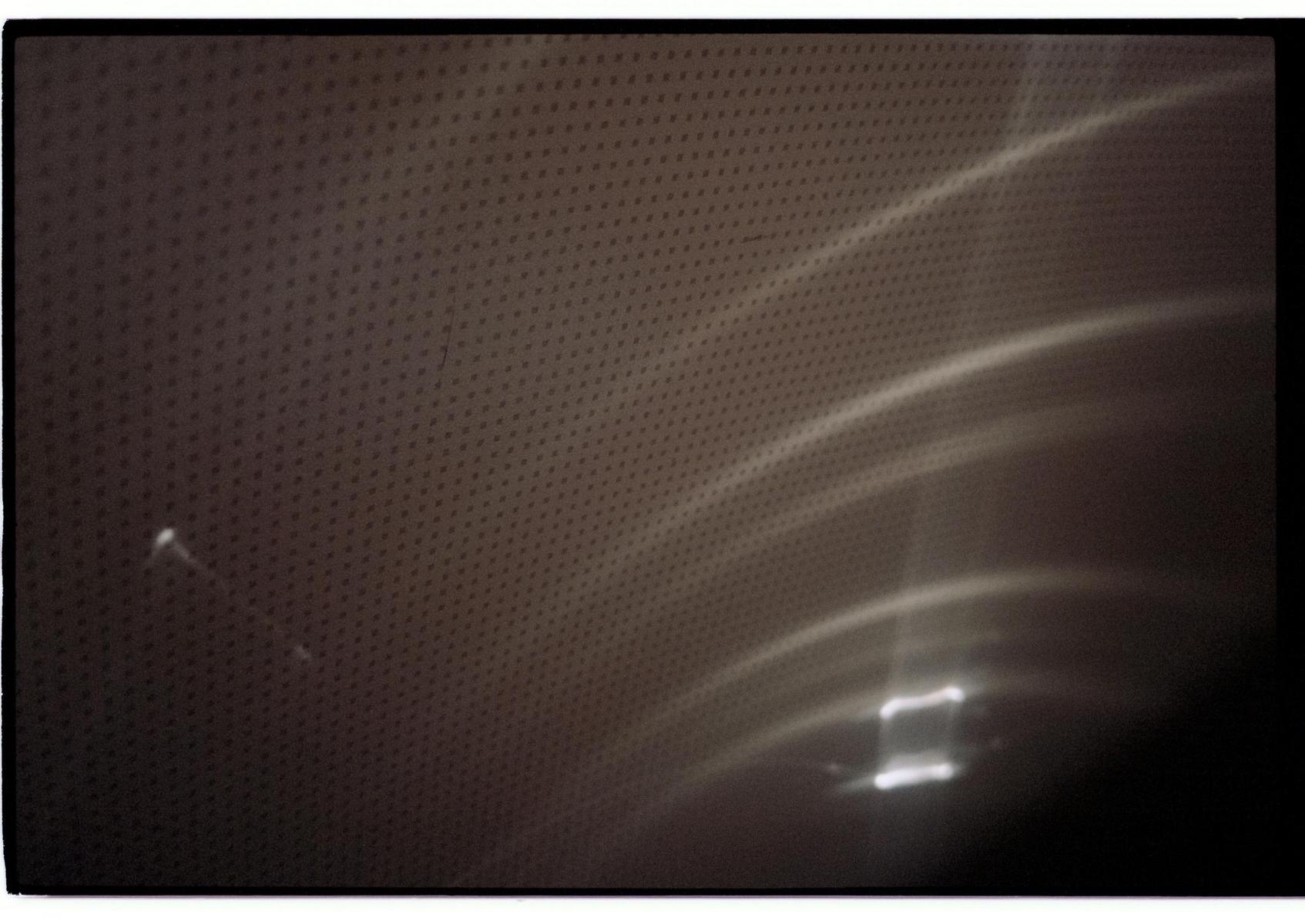Light playing on a window wall